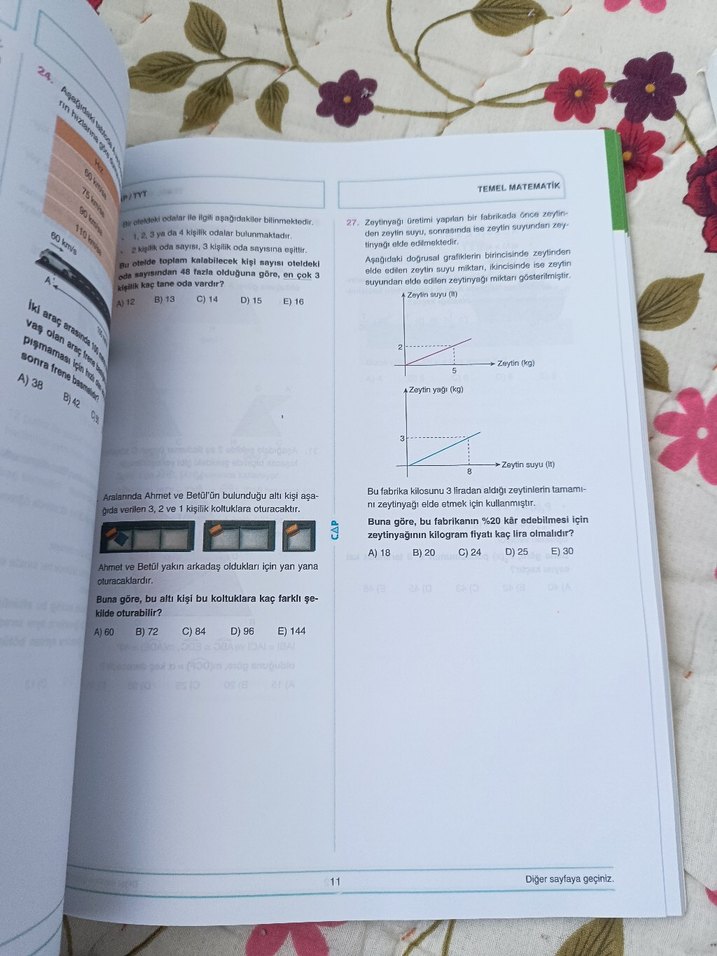 TYT Matematik ve AYT Fen Bilimleri Deneme Kitapları - Görsel 5