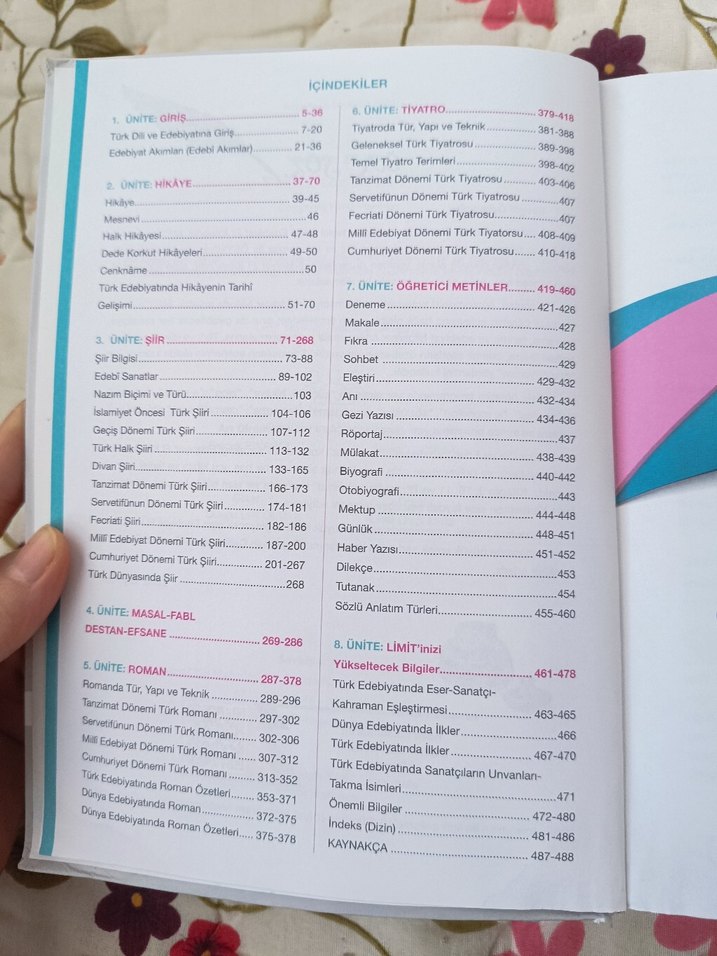 edebiyat ve tyt AYT tarih el kitabı - Görsel 2