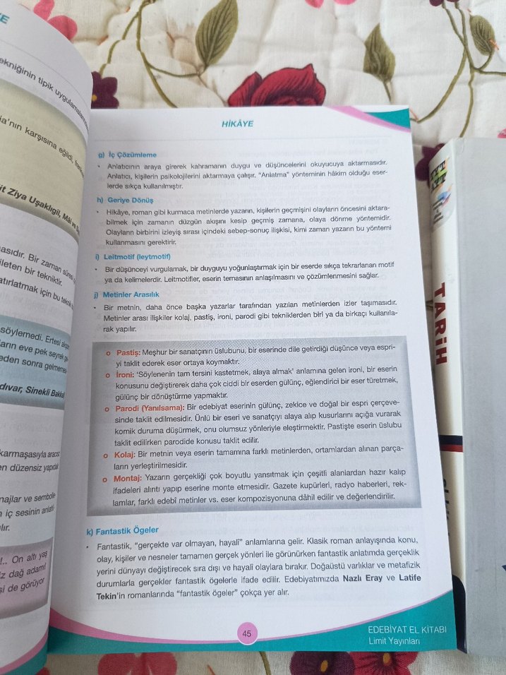 edebiyat ve tyt AYT tarih el kitabı - Görsel 5