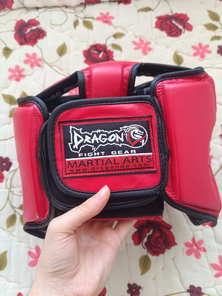 dragon fight gear box kickbox kaskı - Görsel 5