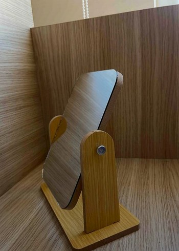 Masa aynası Ayarlanabilir Kare Makeup Mirror 18cm - Görsel 3