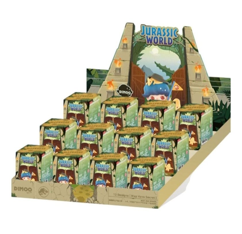 Dimoo Jurassic World Figürleri popmart - Görsel 2