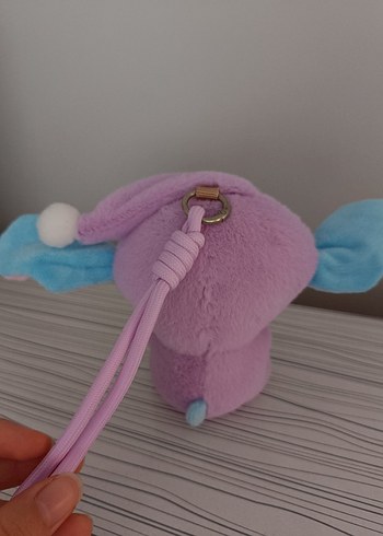 Beden mor stitch Peluş Oyuncak Anahtarlık