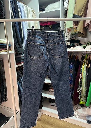 Reformation Düğmeli Denim Kadın Jean pantolon - Görsel 8