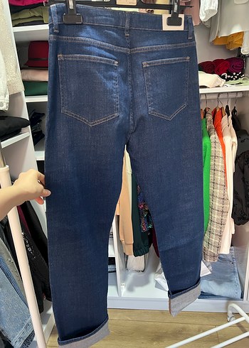 Kadın Lacivert  selvidge Regular Fit Kot Pantolon - Görsel 8