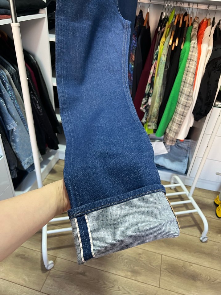 Kadın Lacivert  selvidge Regular Fit Kot Pantolon - Görsel 5
