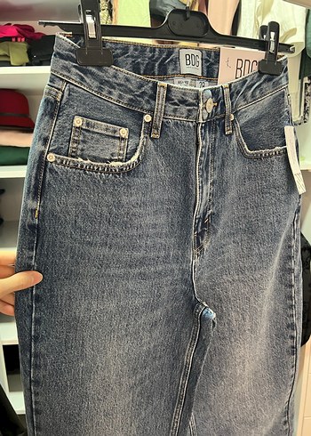 Gri Kadın Denim Pantolon - Görsel 5