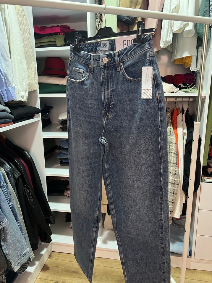 Gri Kadın Denim Pantolon - Görsel 2