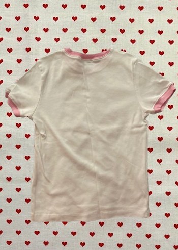 Addax pembe/beyaz tişört - Görsel 3