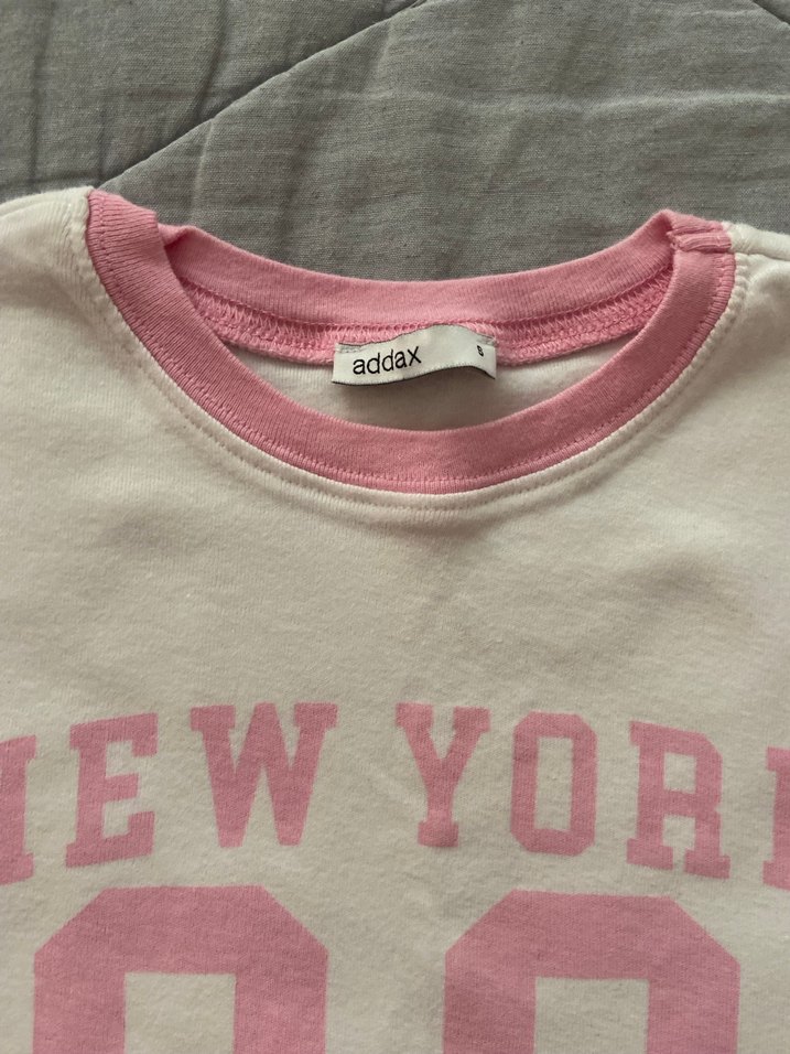 Addax pembe/beyaz tişört - Görsel 2