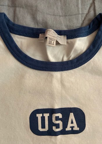 Pull&Bear USA baskılı tişört - Görsel 2