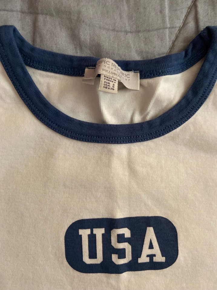 Pull&Bear USA baskılı tişört - Görsel 2