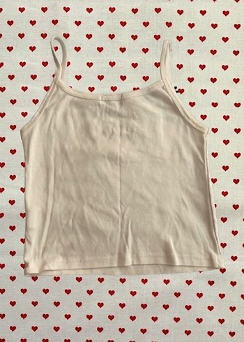 Beyaz İnce Askılı Kadın Atlet - Görsel 3