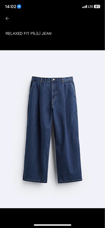 Zara Relaxed Fit Pantolon