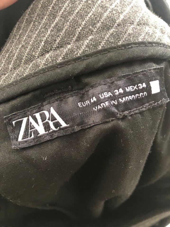 Zara Duble Belli Kumaş Pantolon - Görsel 4