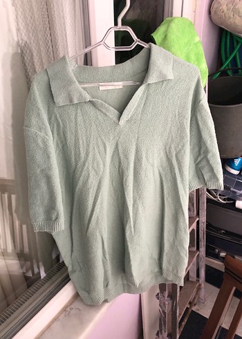 Yeşil Keten Erkek Polo Tişört - Görsel 2