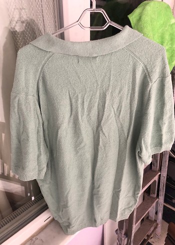 Yeşil Keten Erkek Polo Tişört - Görsel 3