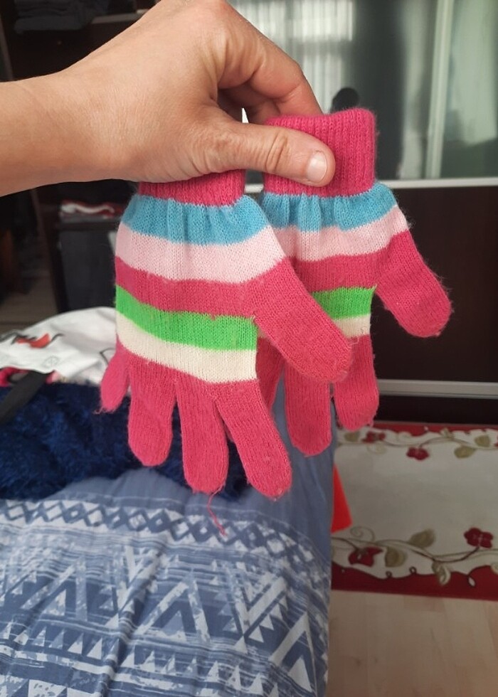 Kız çocuk eldiven  - Görsel 2