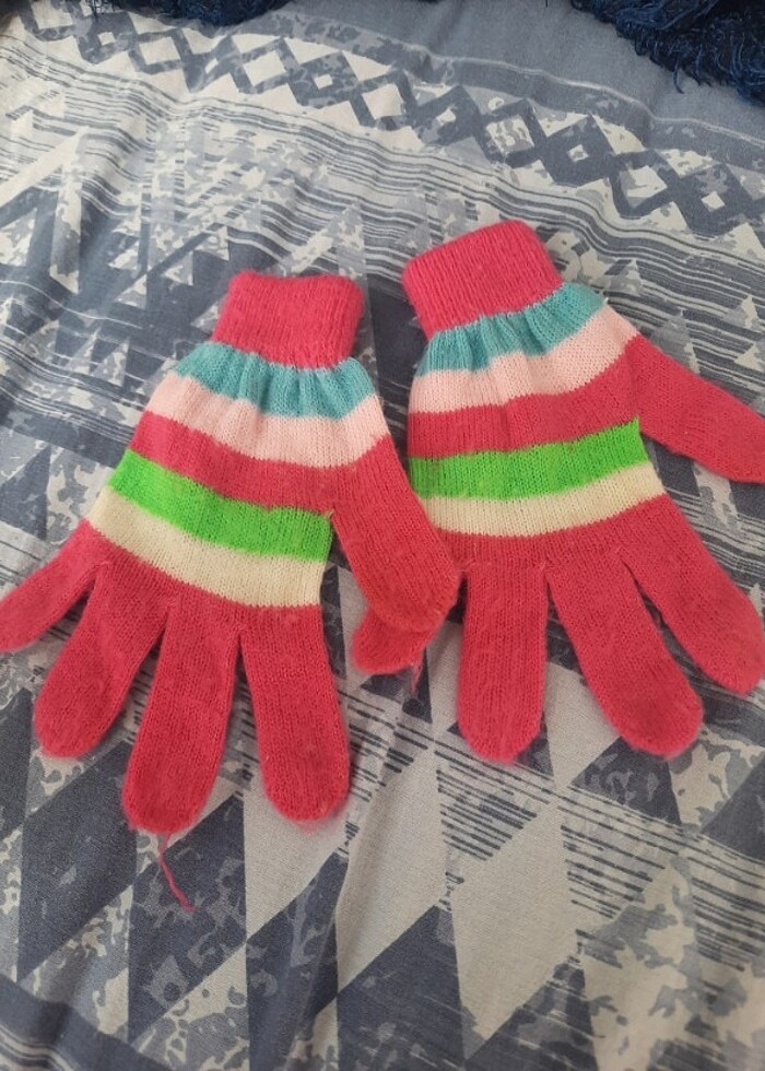 Kız çocuk eldiven  - Görsel 3
