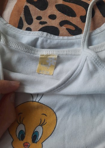 beyaz Çocuk Atlet ve Body - Görsel 4