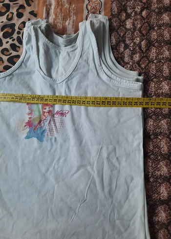 Baskılı Beyaz Çocuk Atletleri - Görsel 3