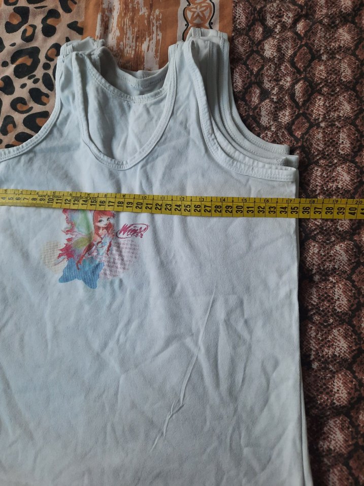 Baskılı Beyaz Çocuk Atletleri - Görsel 3