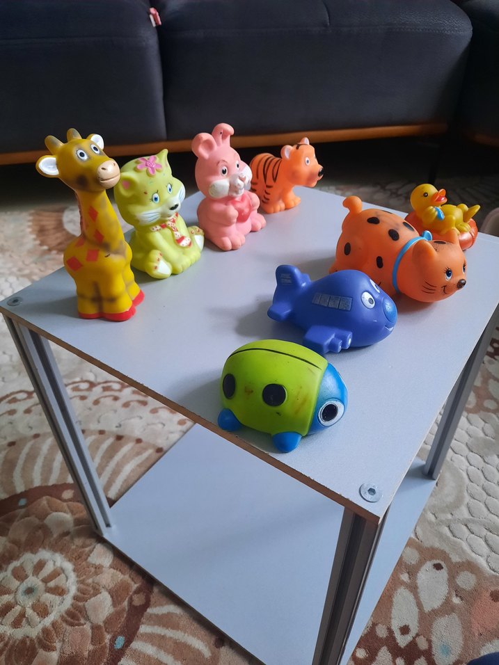 Renkli Hayvan Figürlü Oyuncak Seti - Görsel 3