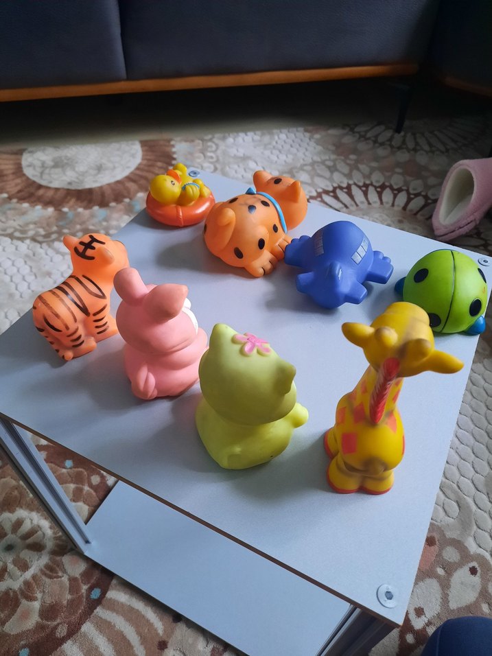 Renkli Hayvan Figürlü Oyuncak Seti - Görsel 4