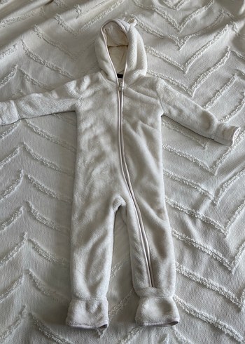 Bebek Peluş Tulum Kapüşonlu - Görsel 6