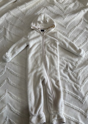 Bebek Peluş Tulum Kapüşonlu - Görsel 2