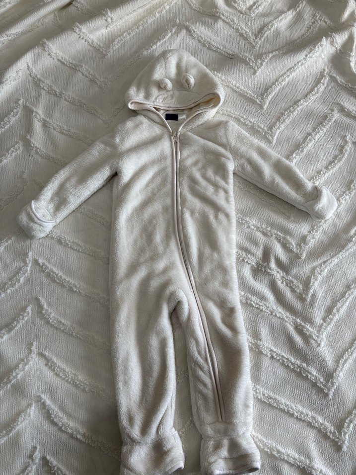 Bebek Peluş Tulum Kapüşonlu - Görsel 2