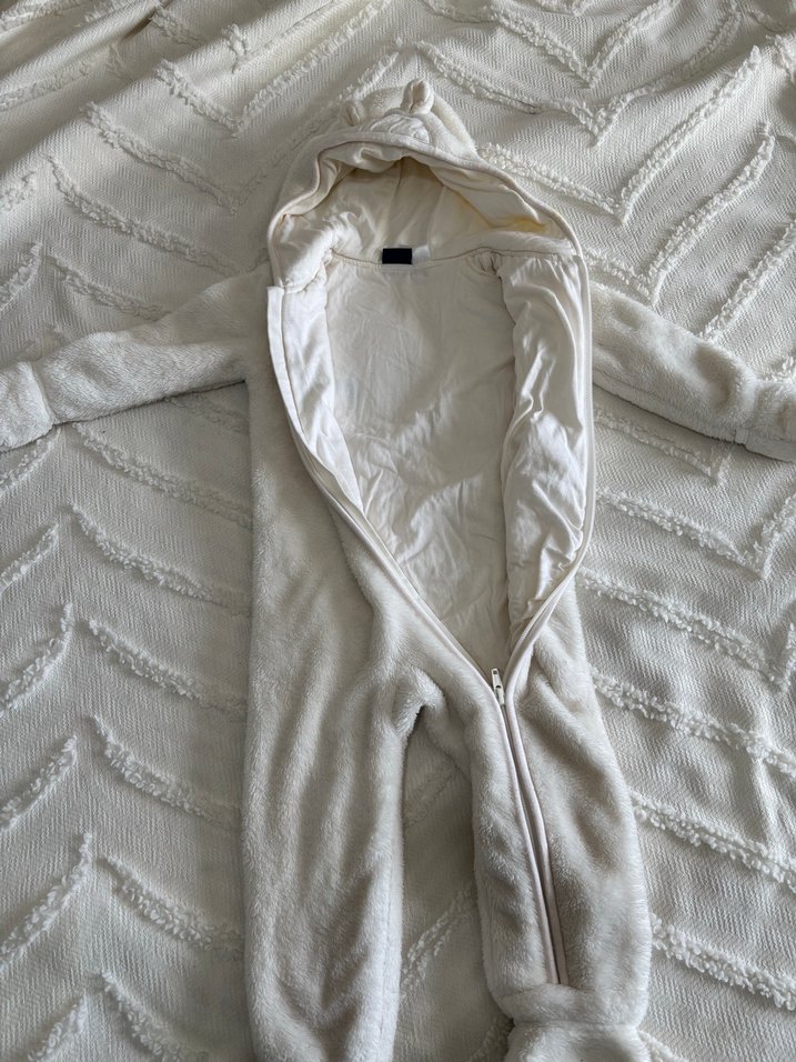 Bebek Peluş Tulum Kapüşonlu - Görsel 3