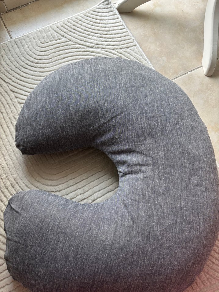 Gri Emzirme Yastığı - Görsel 3