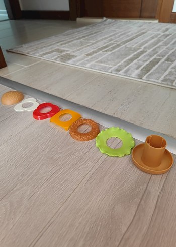 Renkli Hamburger Oyuncak - Görsel 2