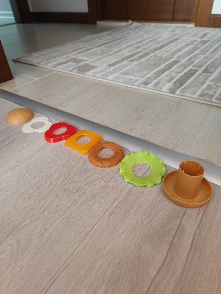 Renkli Hamburger Oyuncak - Görsel 2