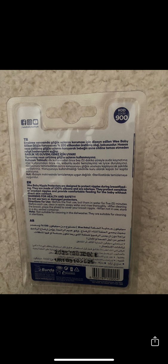 Göğüs ucu koruyucu - Görsel 2