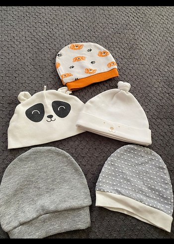 Gri Erkek Çocuk Örgü Bere - Görsel 2