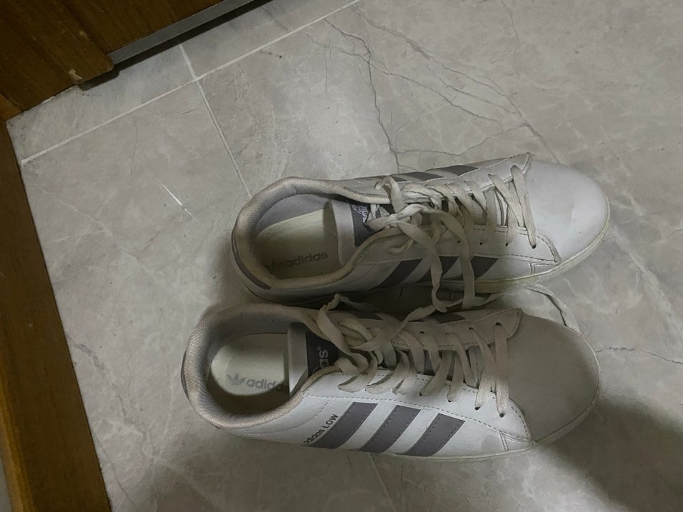 Adidas Low Beyaz Gri Spor Ayakkabı - Görsel 3