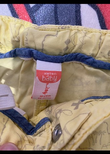 Erkek Sarı Bağcıklı Rahat Şort - Görsel 3