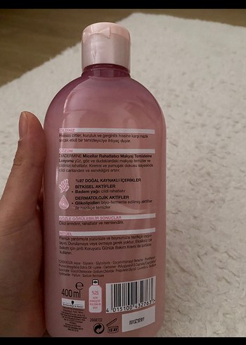 Diadermine Rahatlatıcı Micellar Makyaj Temizleme Losyonu 400 ml - Görsel 3