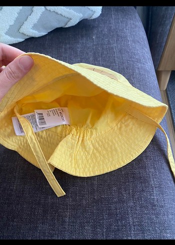 Sarı Leopar Desenli Çocuk Şapkası - Görsel 2