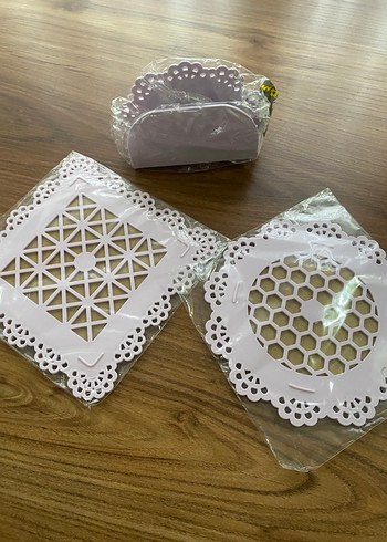 Bohem Mor Dekoratif Peçete Altlığı Seti - Görsel 3