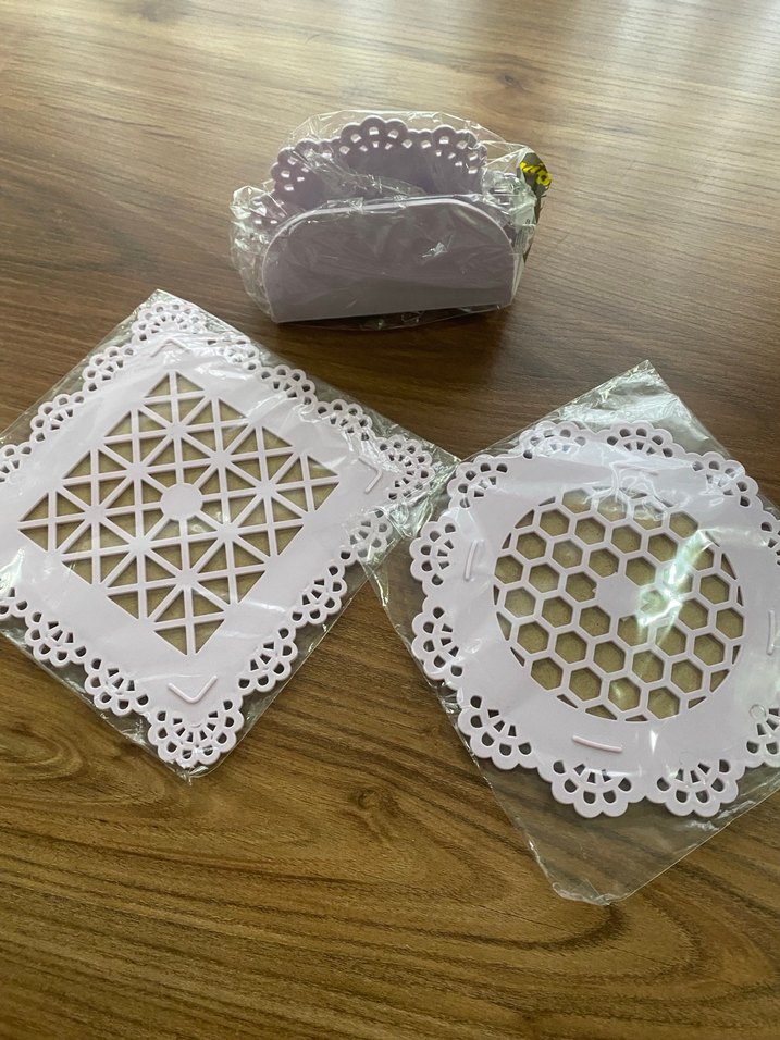 Bohem Mor Dekoratif Peçete Altlığı Seti - Görsel 3