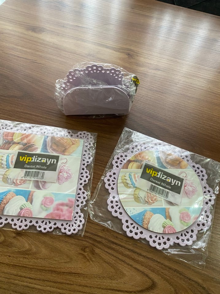 Bohem Mor Dekoratif Peçete Altlığı Seti - Görsel 2