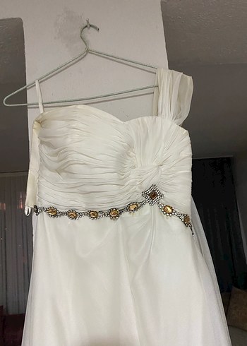 Tek kollu abiye gece elbisesi - Görsel 3