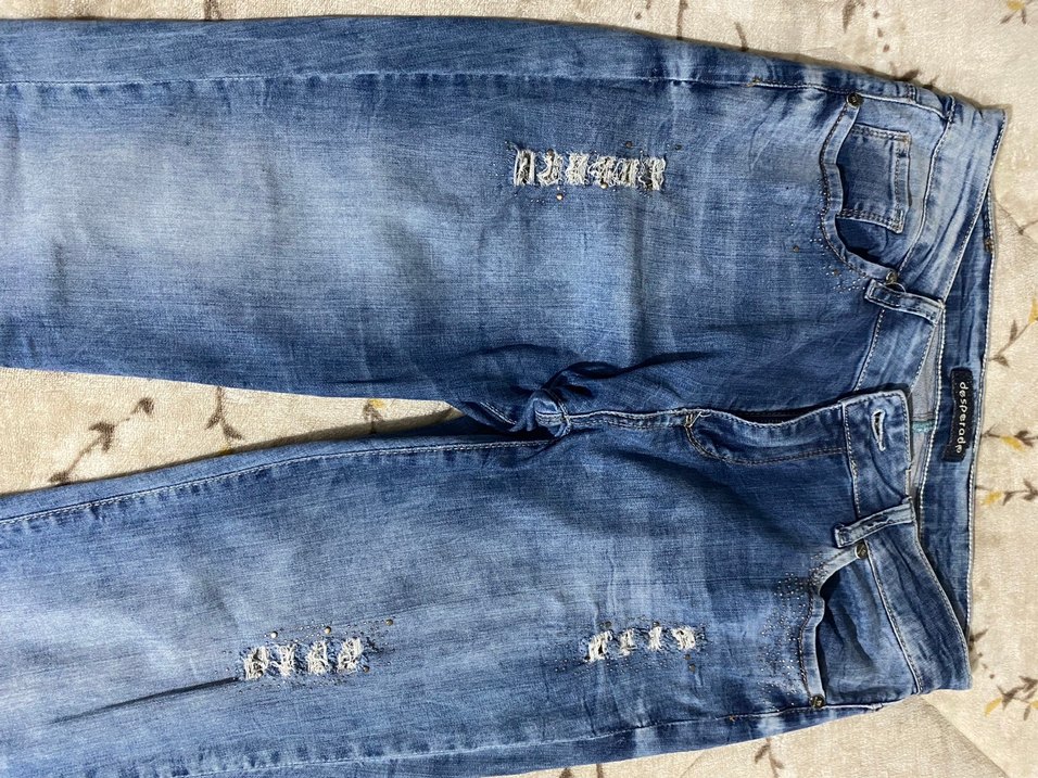 Taş detaylı bayan jean - Görsel 2