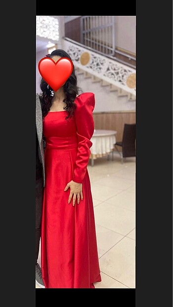 xs Beden kırmızı Renk Kırmızı abiye