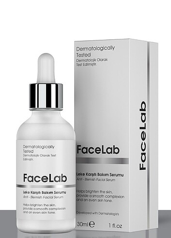 FaceLab leke karşıtı bakım serumu