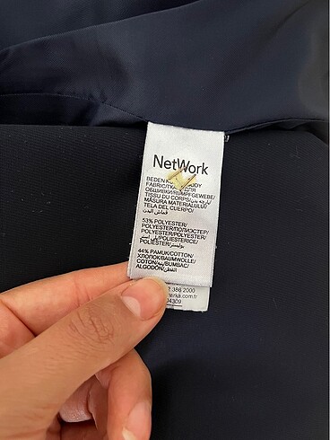 s Beden lacivert Renk Network lacivert kadın takım elbise