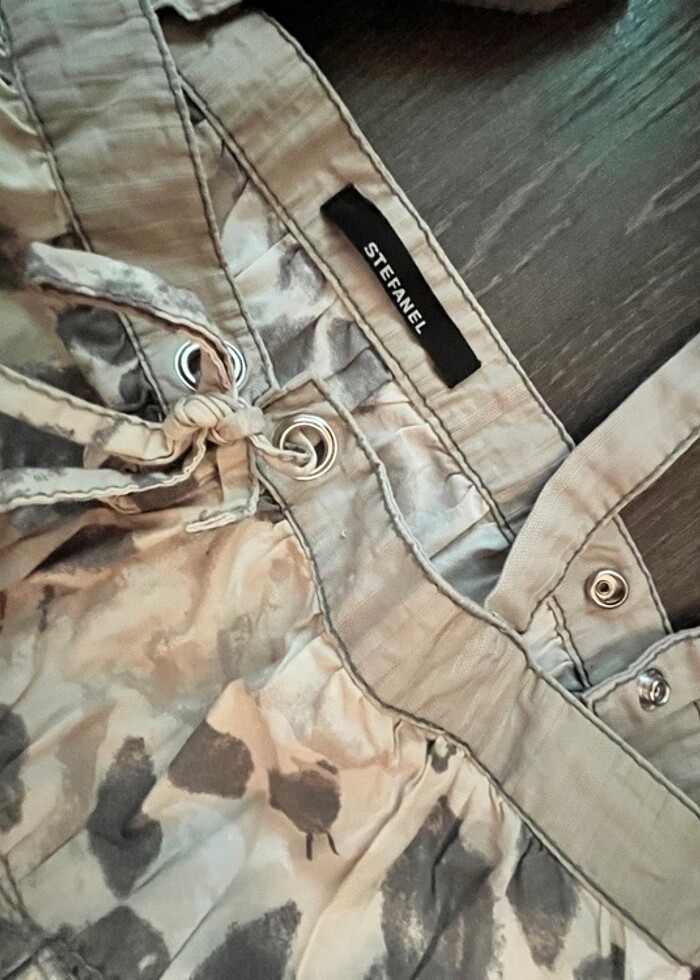 STEFANEL Desenli Midi Elbise - Görsel 4